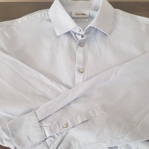 36 37 Calvin Klein Dress Shirt  16.5 neck